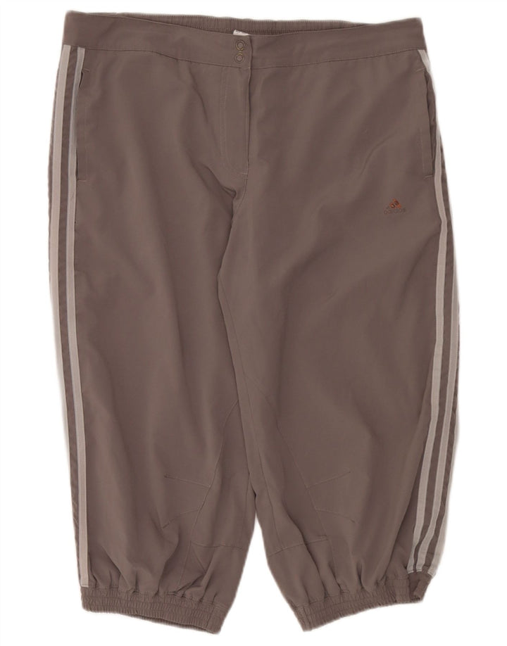 Adidas Dame Climalite Bermuda Sport Shorts UK 12 Medium Grå