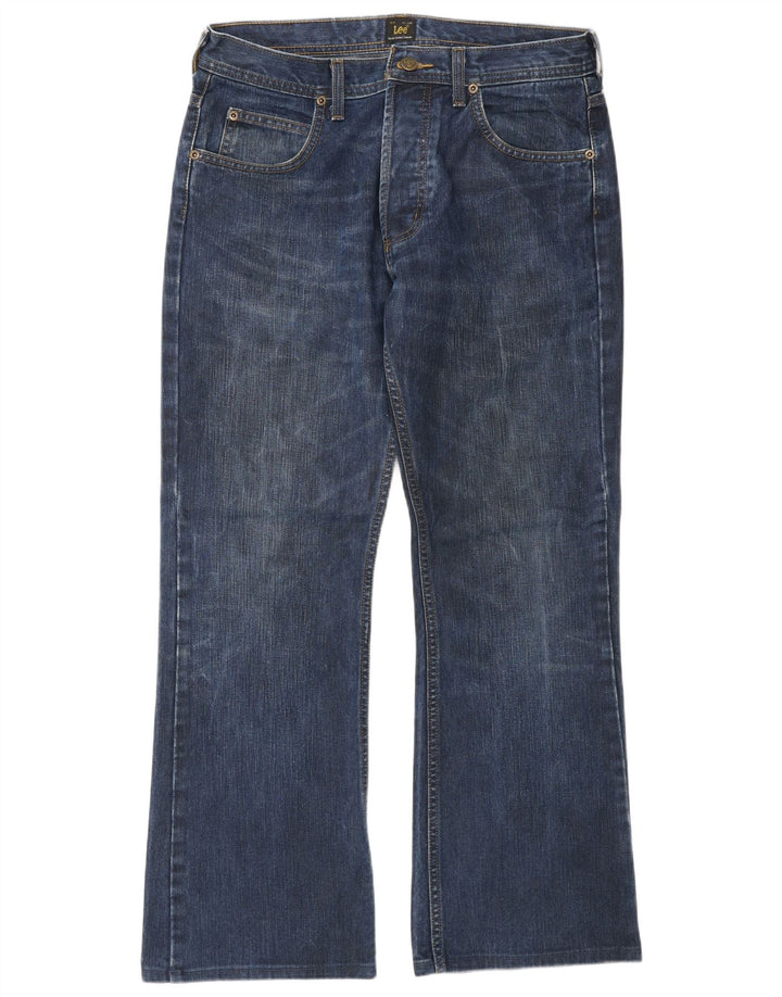 Lee Herre Denver Straight Jeans W33 L30 Blå Bomuld