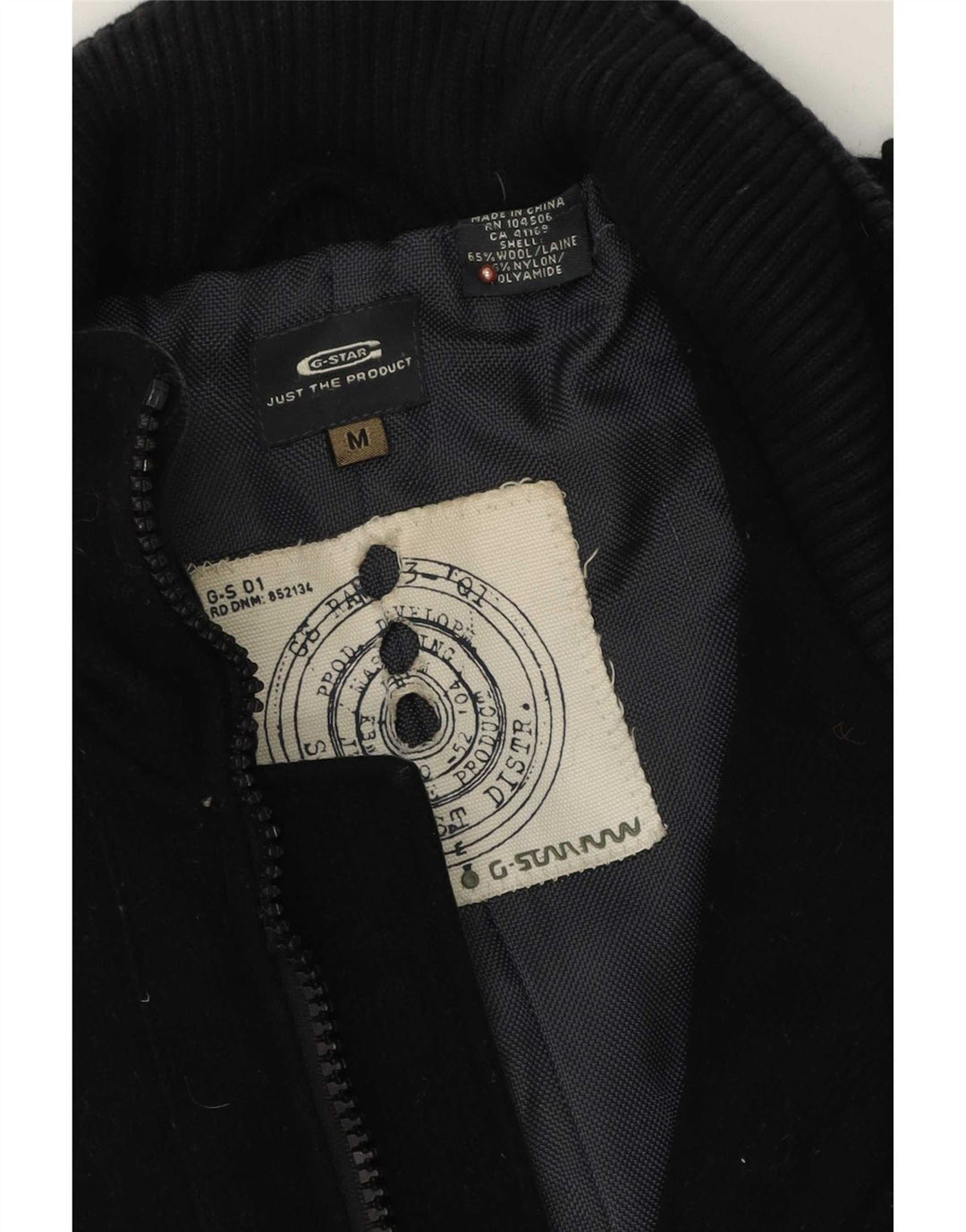 G-Star Dame Overfrakke UK 14 Medium Sort Uld