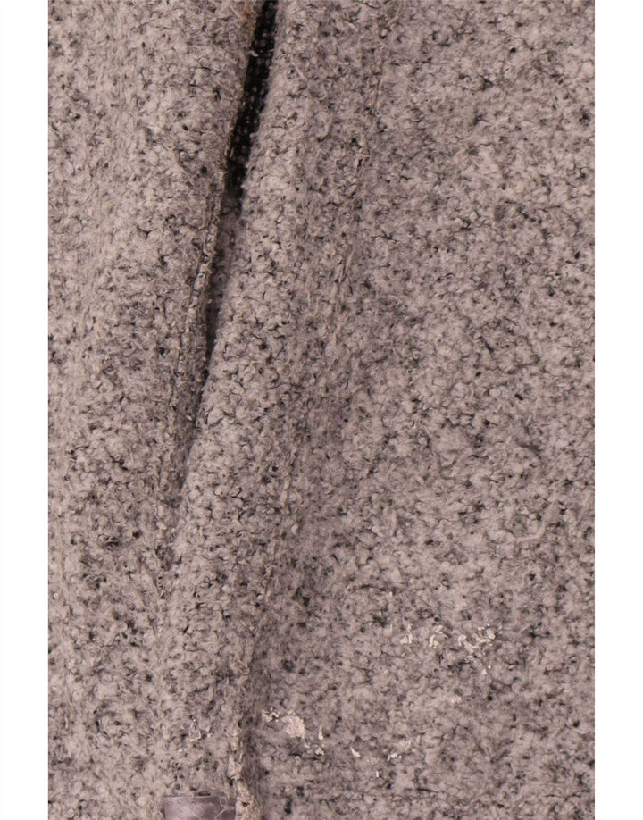 Marks & Spencer Dameoverfrakke UK 8 Small Grå Flecked Polyester
