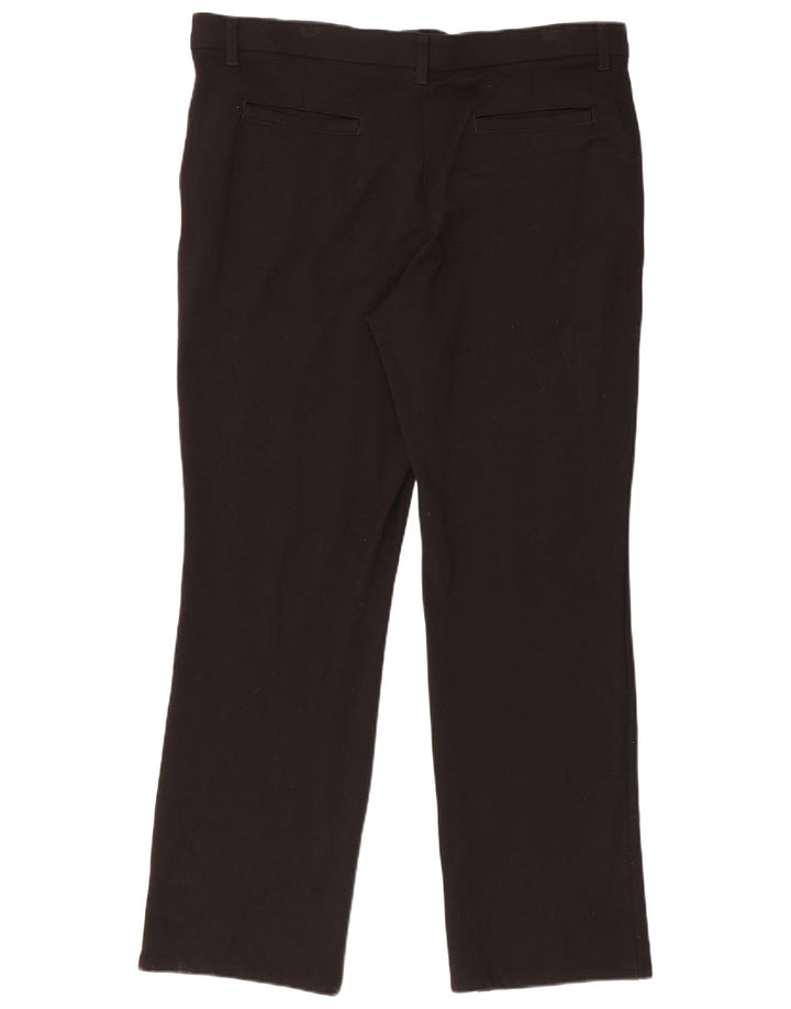 Lee Straight Chino Bukser til mænd W40 L31 Sort Rayon