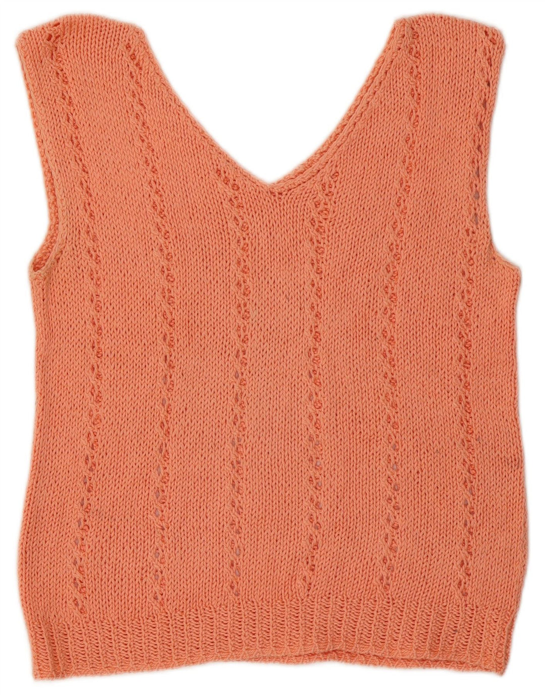 VINTAGE Dame Vest Tank Top UK 14 Medium Pink