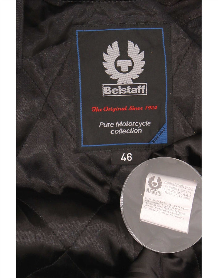 Belstaff Racerjakke til kvinder IT 46 Stor sort nylon