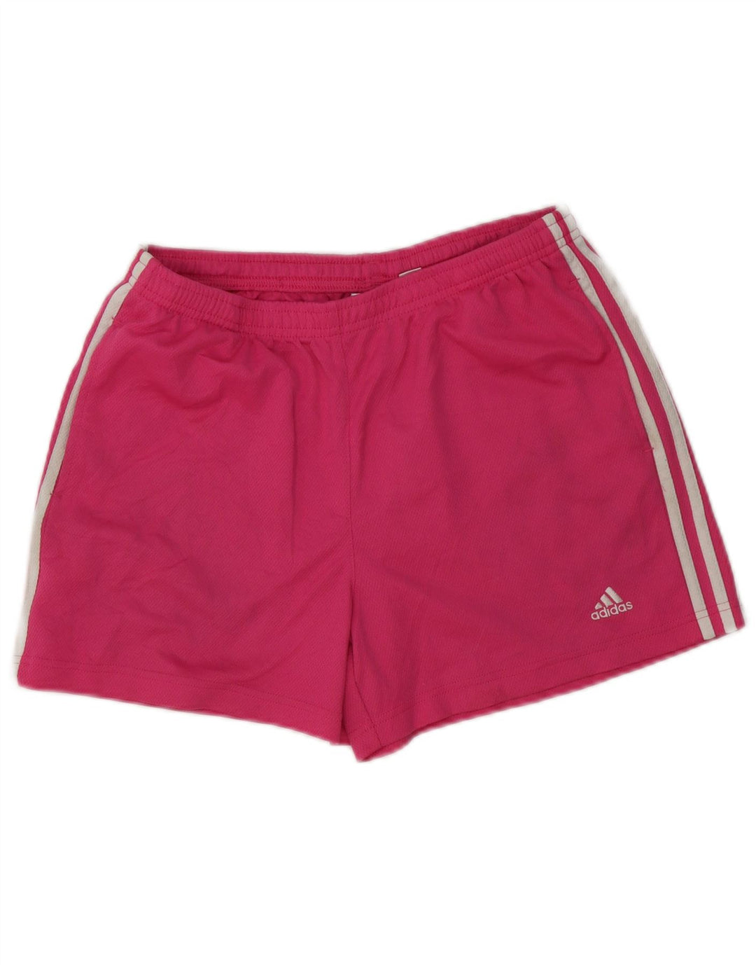 ADIDAS sportsshorts til kvinder UK 14 Medium Pink Polyester