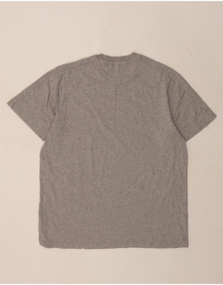 ADIDAS Herre T-Shirt Top Stor Grå Bomuld