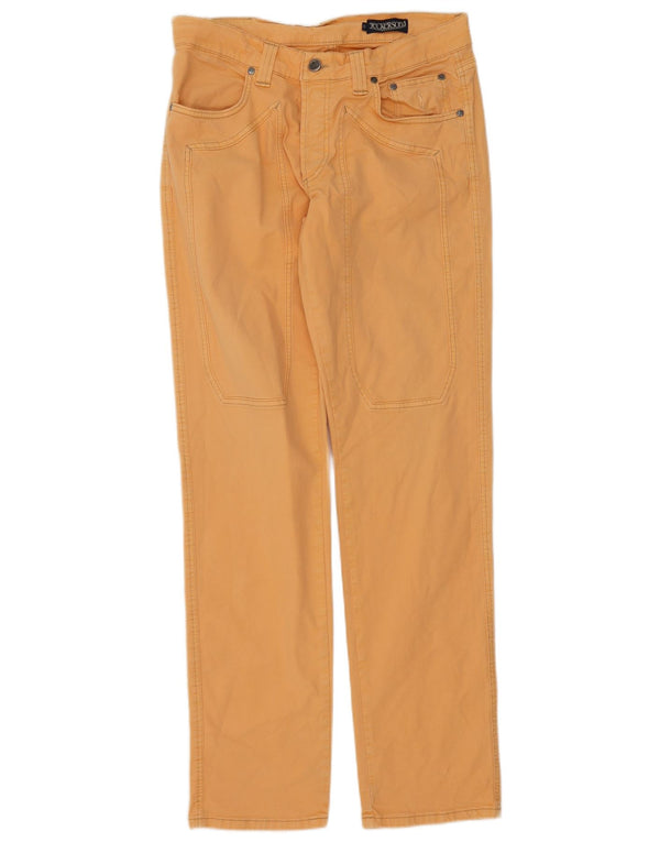 Jeckerson Straight Jeans til mænd W33 L33 Orange Bomuld