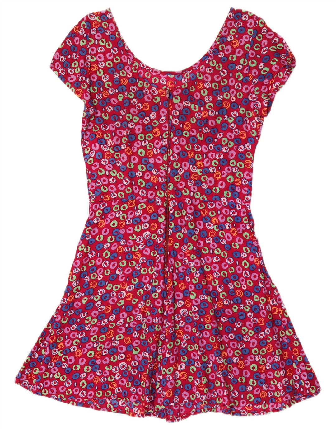 Vintage Dame Playsuit UK 12 Medium Pink Floral