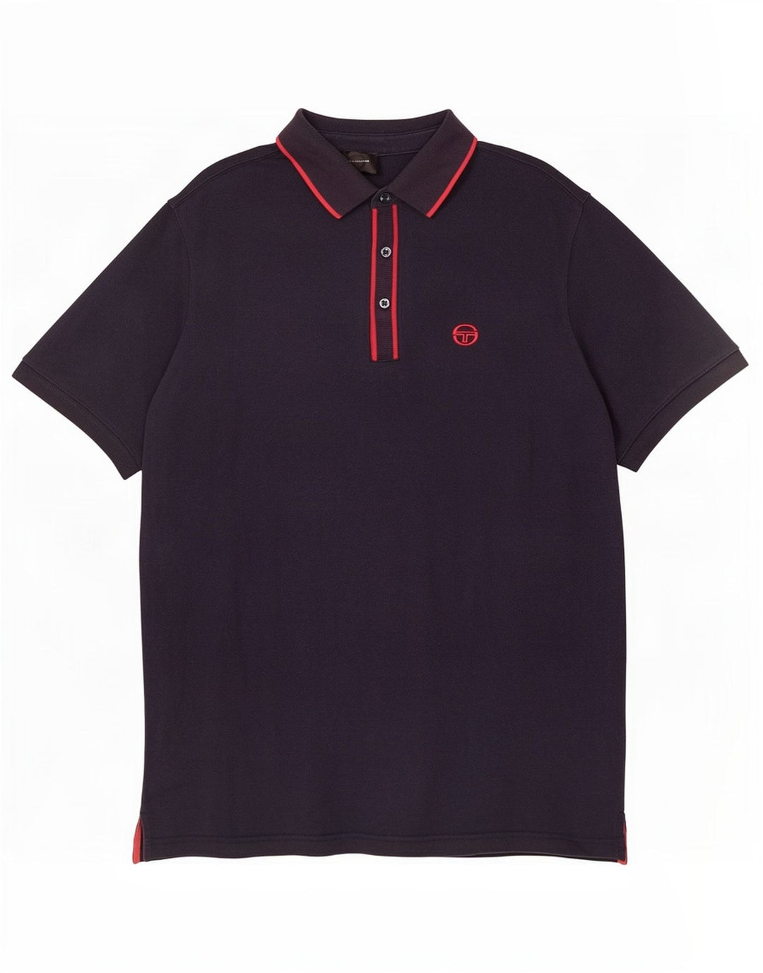Sergio Tacchini herre poloshirt XL marineblå bomuld