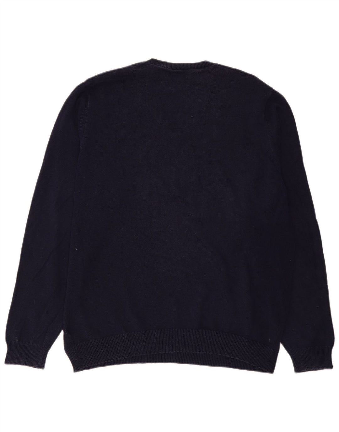 Marks & Spencer Herre Regular Fit V-hals sweater Stor marineblå