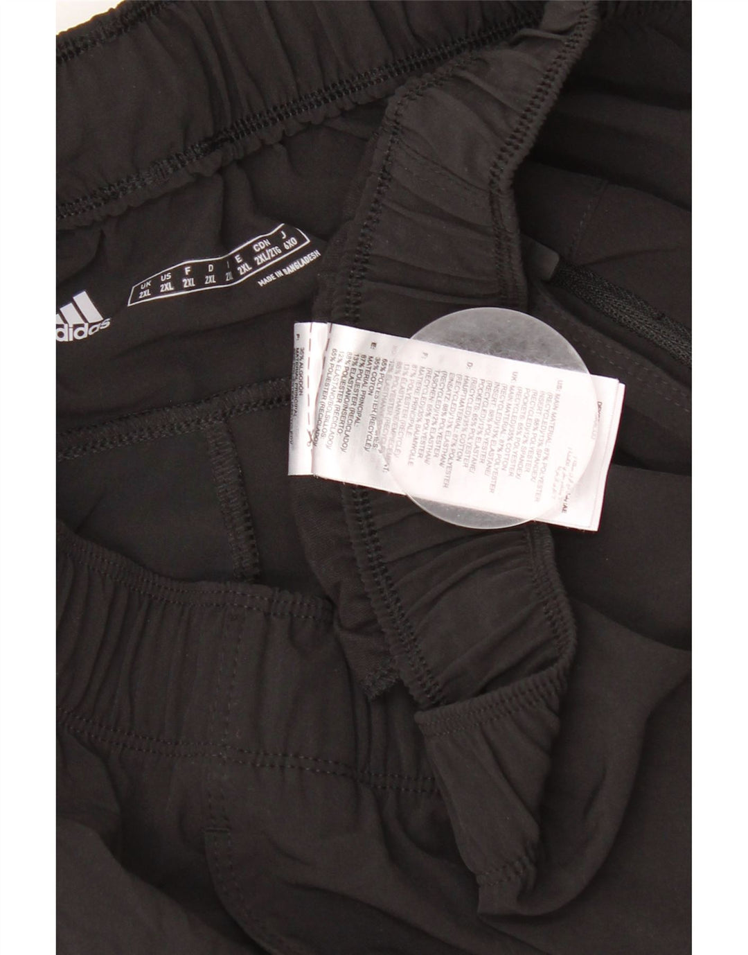 Adidas Herre Bermuda Sport Shorts 2XL Sort Polyester
