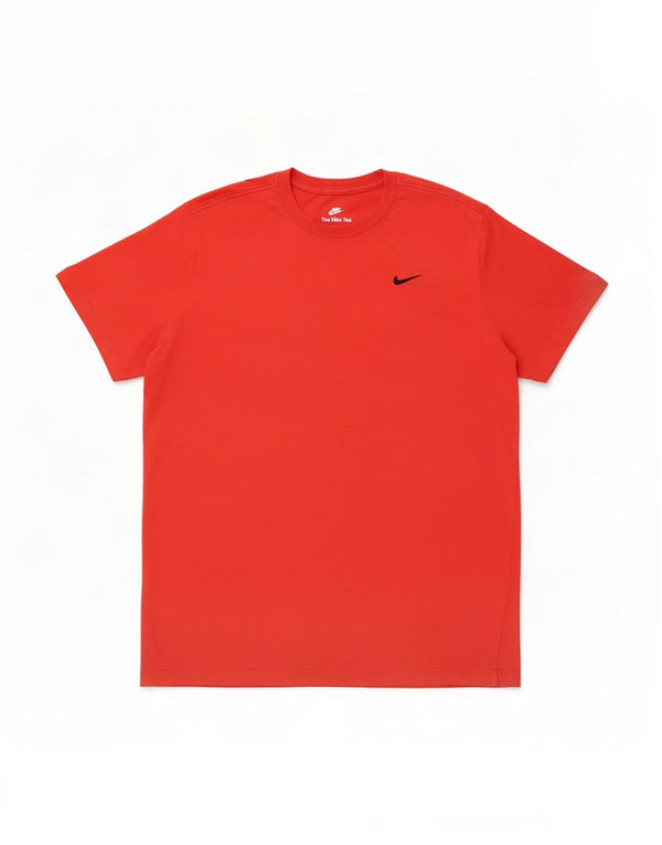 Nike herre T-shirt top XL rød bomuld