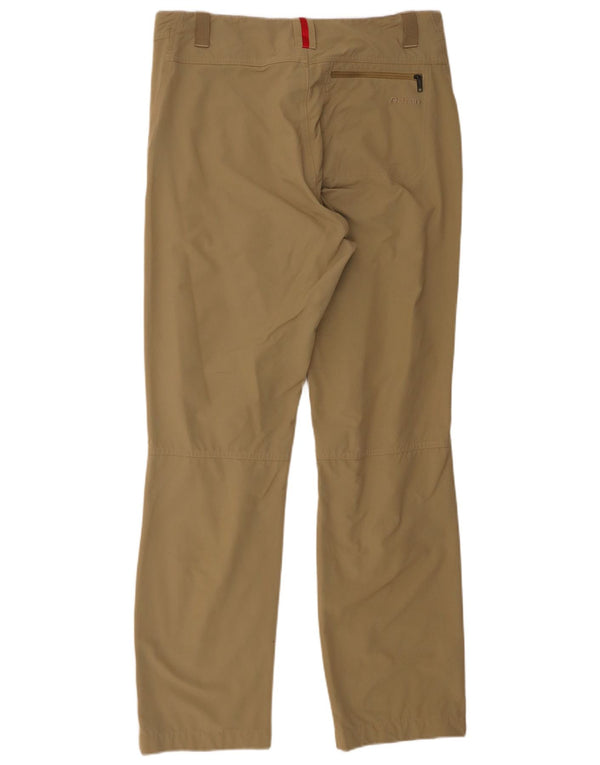Rohan Mens Straight Hiking Chino Trousers W34 L30 Khaki Polyamide