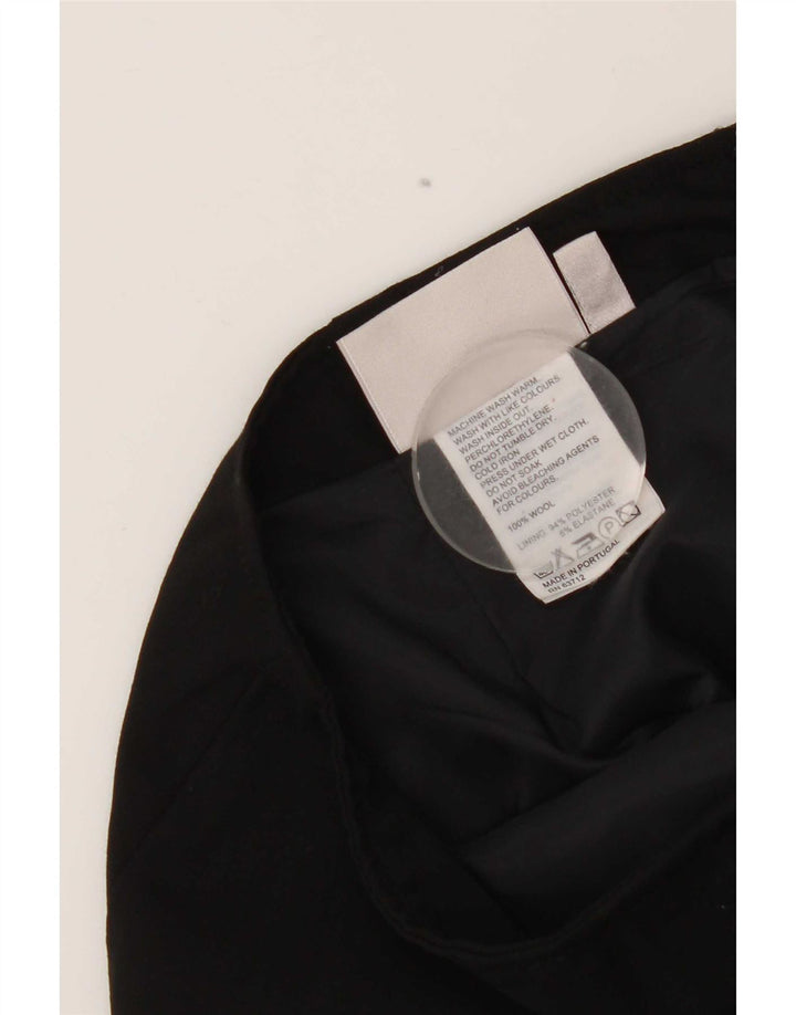 Inwear Dame A-Line Nederdel UK 12 Medium W30 Sort Uld