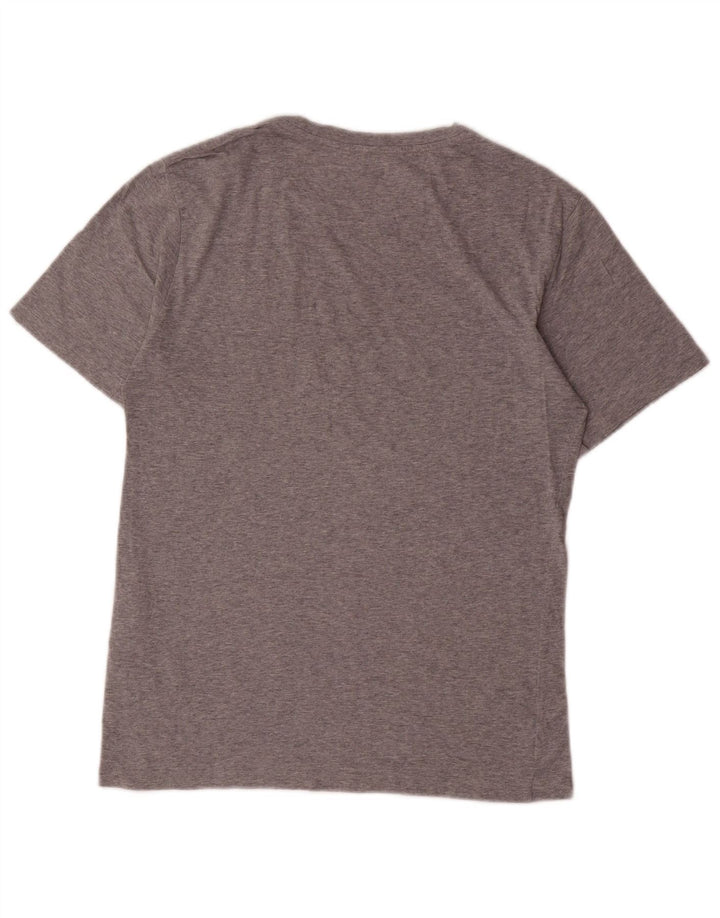 LEVI'S Mens Graphic T-Shirt Top Small Grey Flecked Cotton