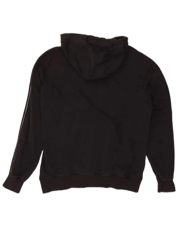 CHAMPION Grafisk hættetrøje til mænd Stor sort bomuld