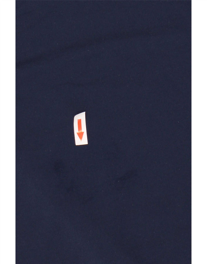 Adidas Polo Shirt til mænd, lille marineblå Colourblock Polyester
