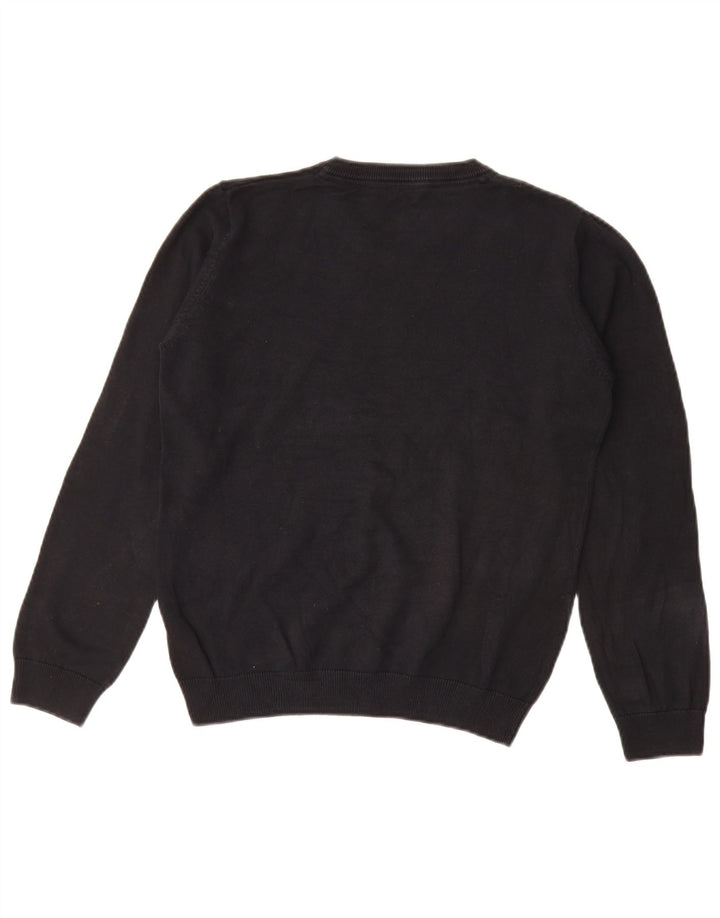 Marks & Spencer Boys V-hals sweater 12-13 år sort bomuld