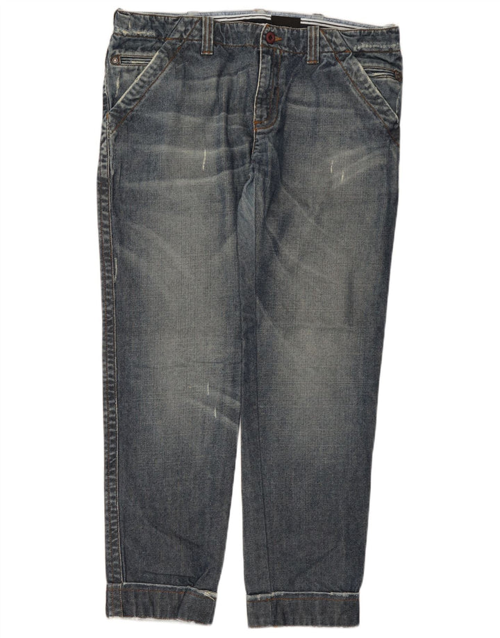 Calvin Klein Straight Jeans til mænd W36 L29 Blå Tencel