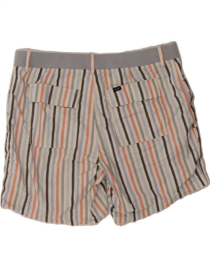 LEE Womens Mid Rise Regular Fit Chino Shorts US 16 2XL W38  Multicoloured Vintage Lee and Second-Hand Lee from Messina Hembry 