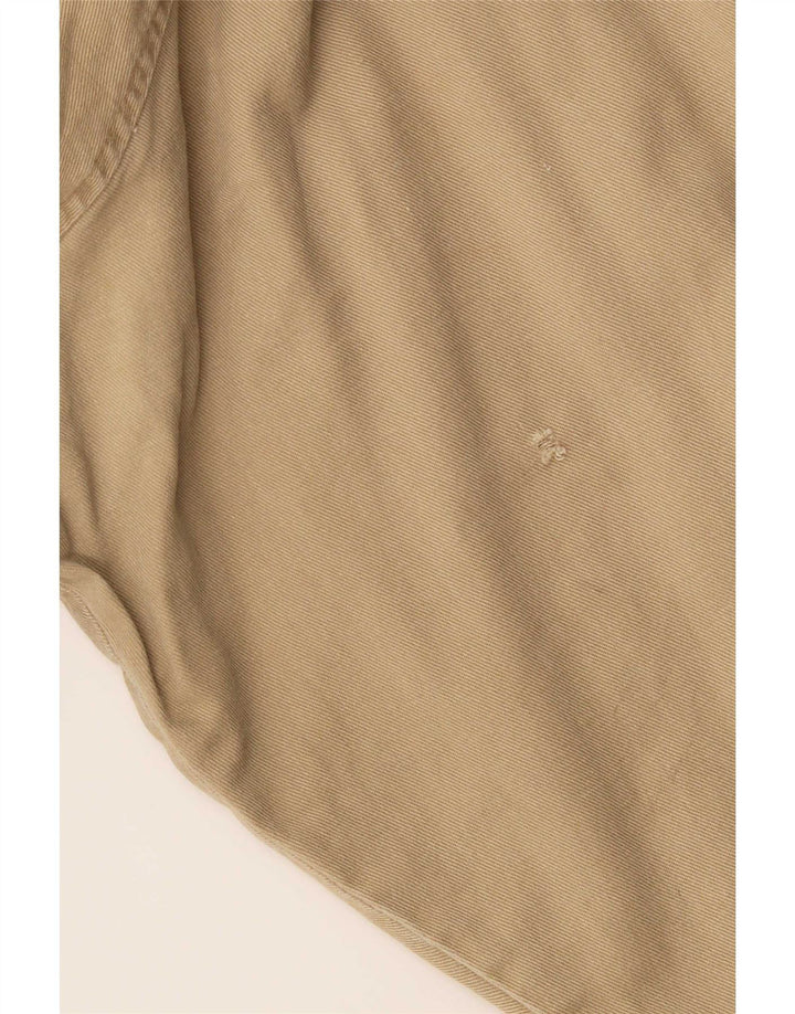 Wrangler herre høj skjorte 3XL beige bomuld
