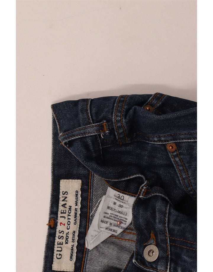 Guess Dame Bootcut Jeans W30 L31 Marineblå Bomuld