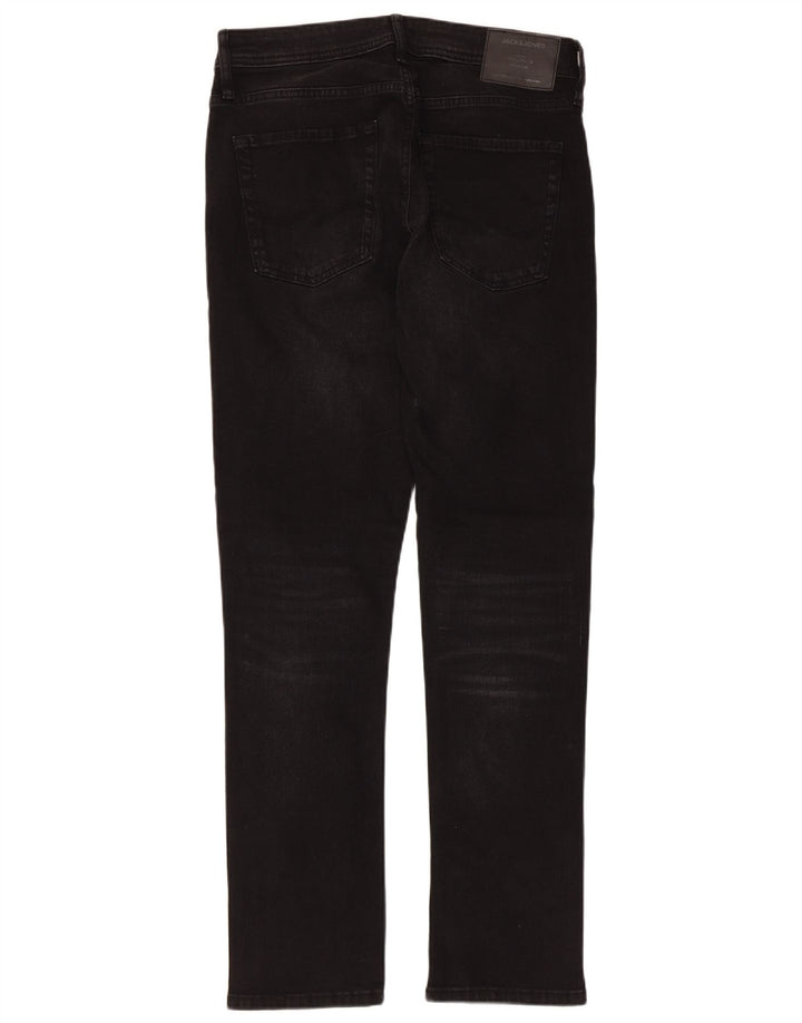 Jack & Jones Herre GLENN Slim Jeans W31 L32 Sort Bomuld