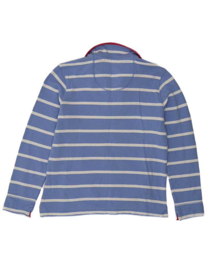 Besætningstøj Dame Oversized Sweatshirt Jumper UK 10 Lille blå stribet