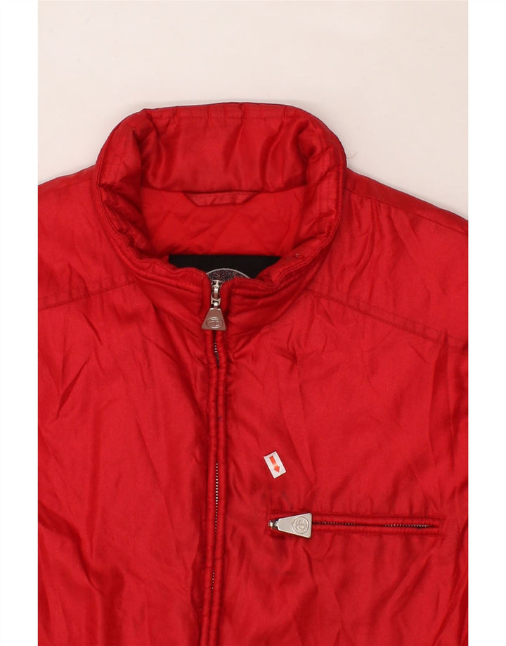 TAIFUN Womens Gilet EU 40 Medium Red Polyamide Vintage Taifun and Second-Hand Taifun from Messina Hembry 