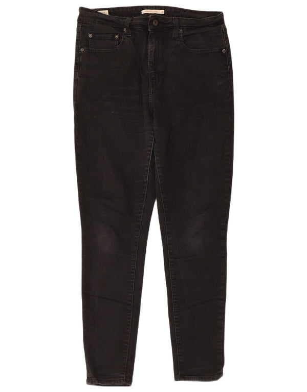 Levi's Dame 721 Skinny Jeans W32 L30, sort bomuld