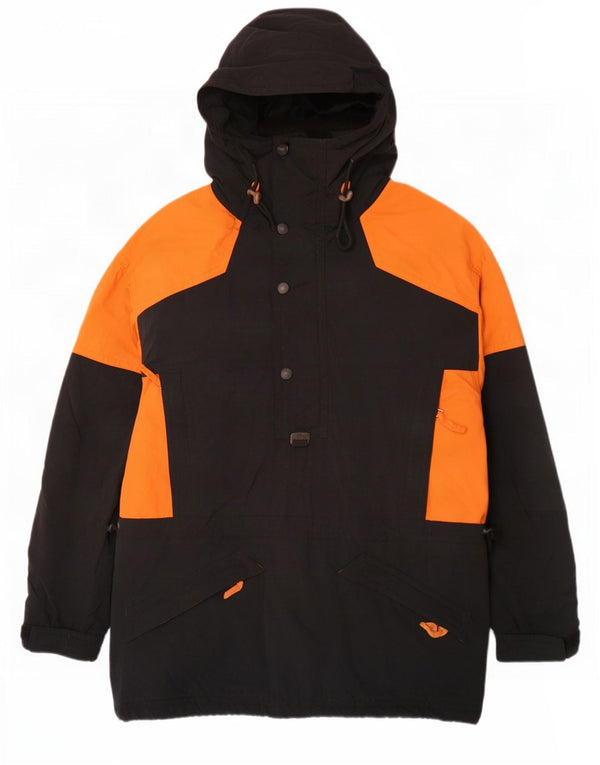 HEAD Herre Hætte Anorak Skijakke UK 42 XL Sort Colourblock