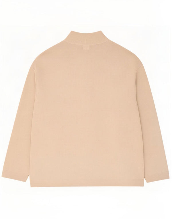 Calvin Klein Jeans Sweater med lynlås til mænd XL Beige Bomuld