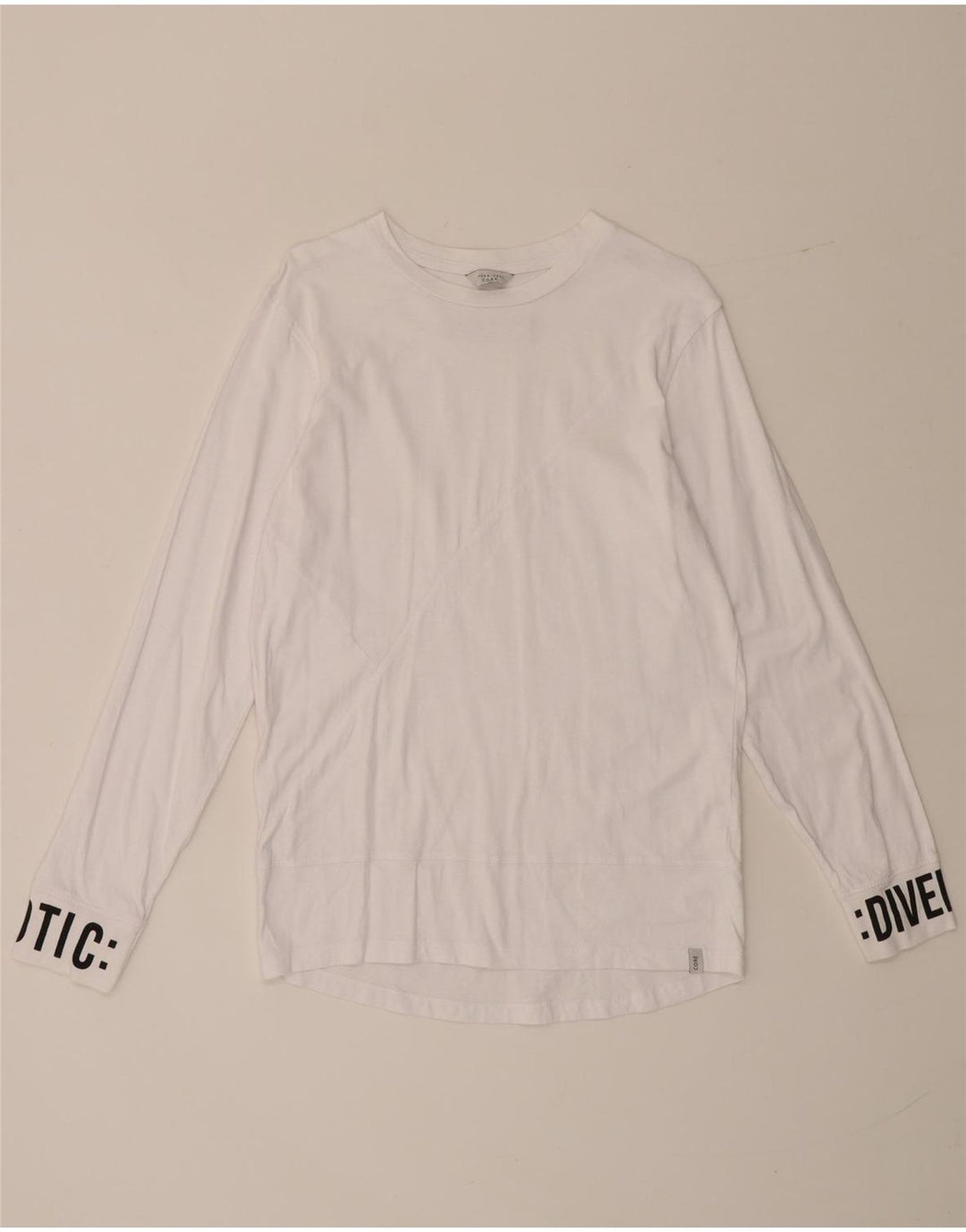 Jack & Jones Herre grafisk top langærmet lille hvid