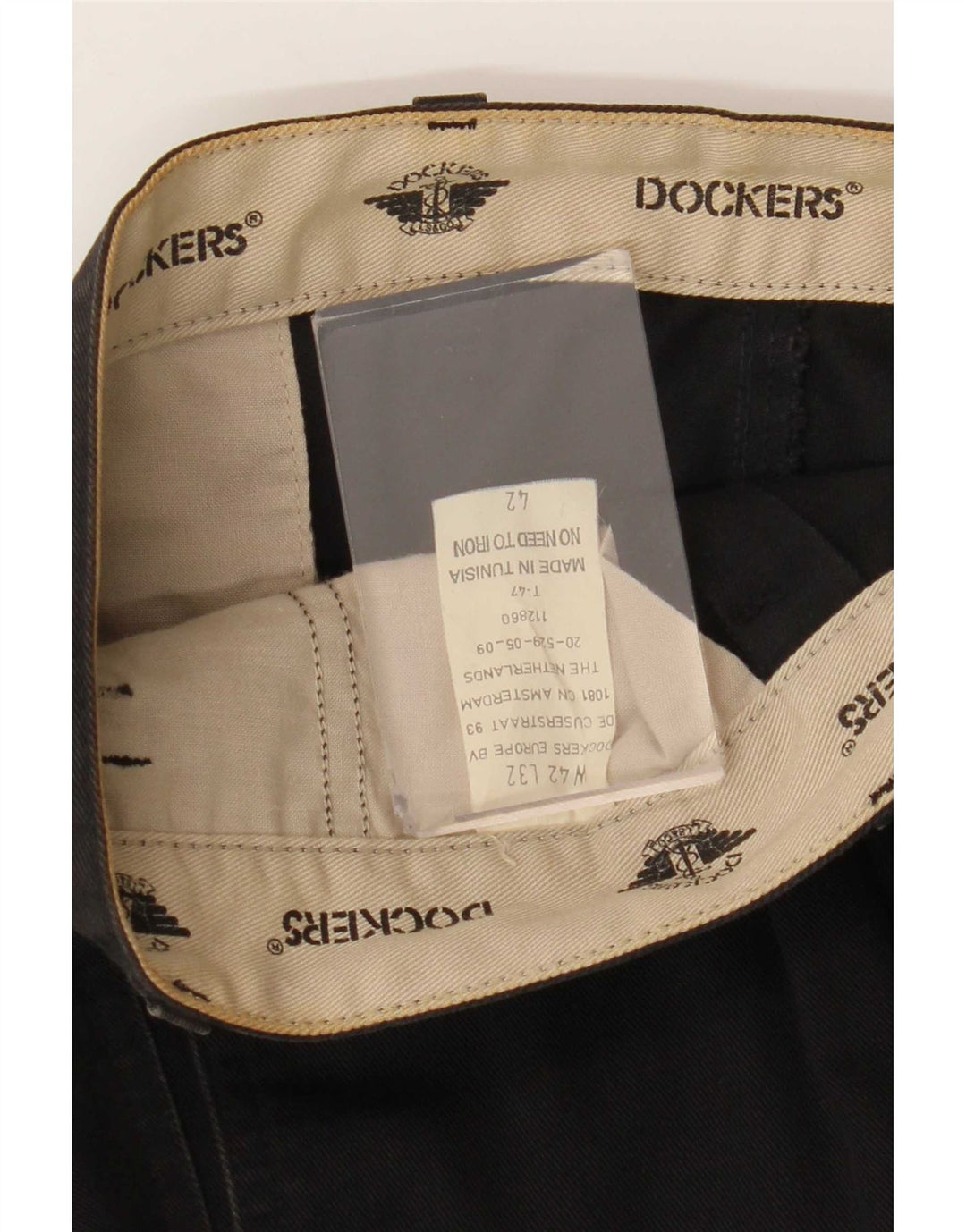 Dockers Herre Pegged Chino Bukser W42 L32 Sort