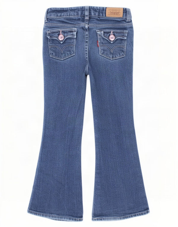 Levi's Girls Flared Jeans 3-4 år W20 L15 Blå Bomuld