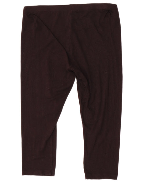 Marks & Spencer Dame Capri Leggings UK 10 Small Black Viscose