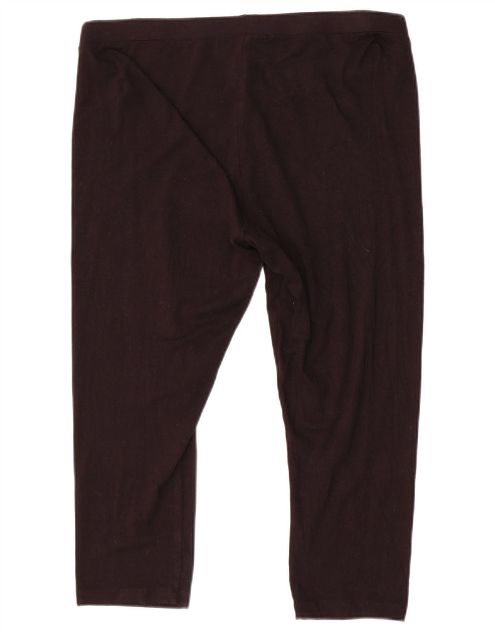 Marks & Spencer Dame Capri Leggings UK 10 Small Black Viscose