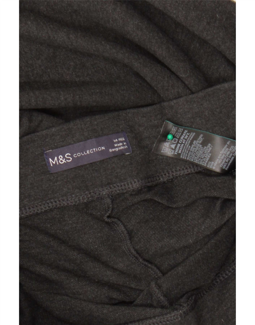 Marks & Spencer Dame Leggings UK 14 Large Grå Bomuld