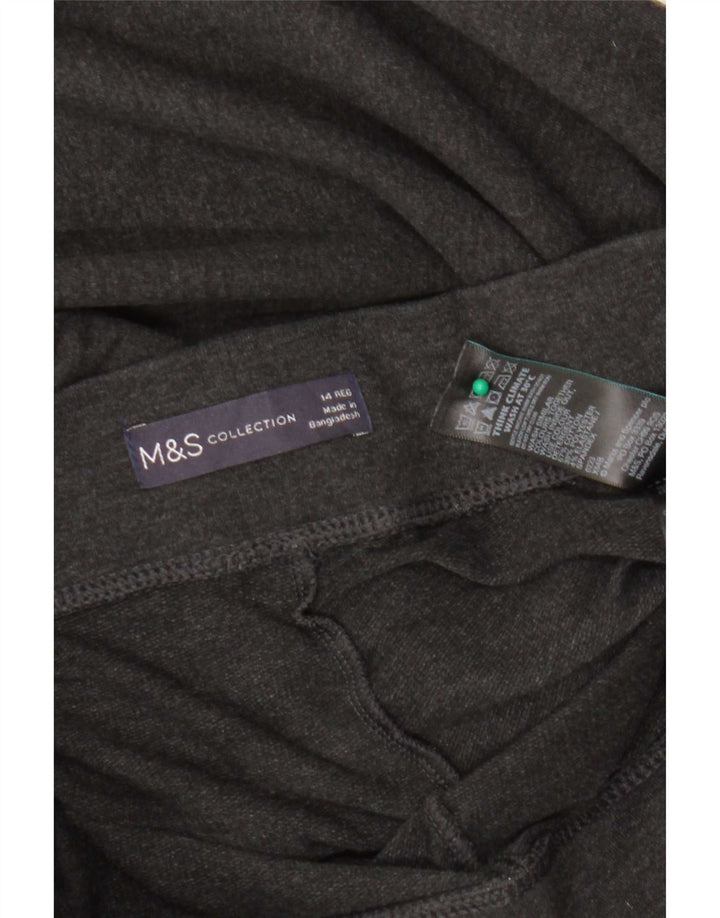 Marks & Spencer Dame Leggings UK 14 Large Grå Bomuld