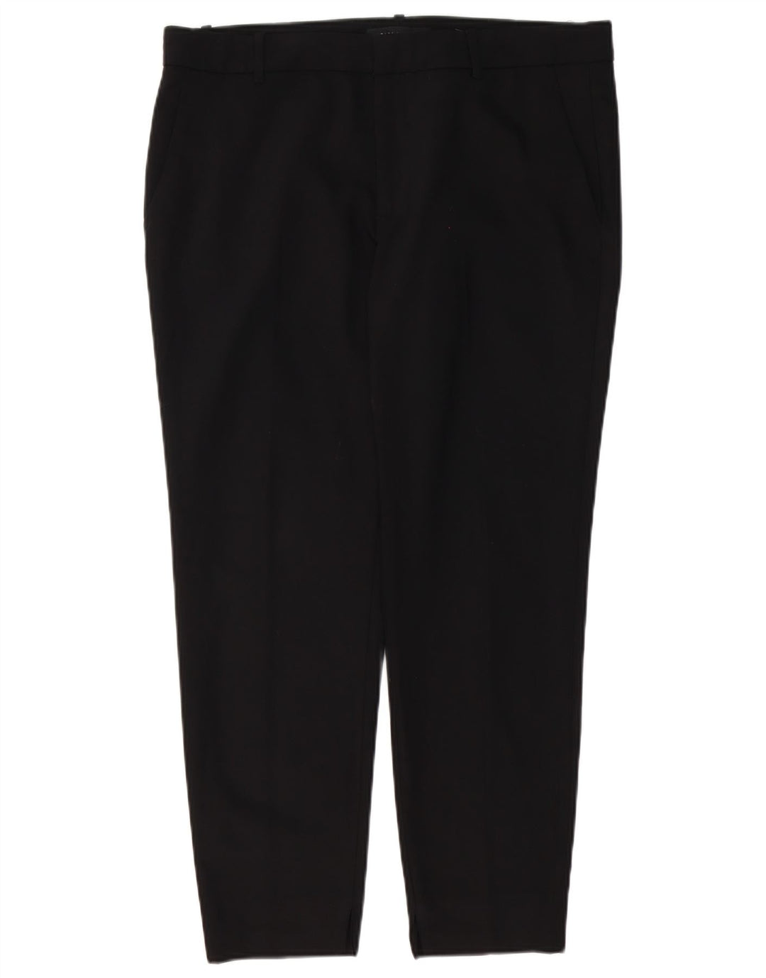 Zara Dame Slim Chino Bukser XL W32 L26 Sort Polyester
