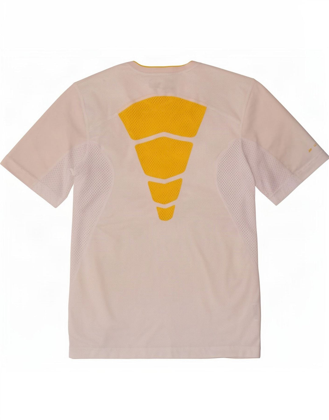 Nike Herre Dri Fit T-shirt Top Lille hvid Colourblock Polyester