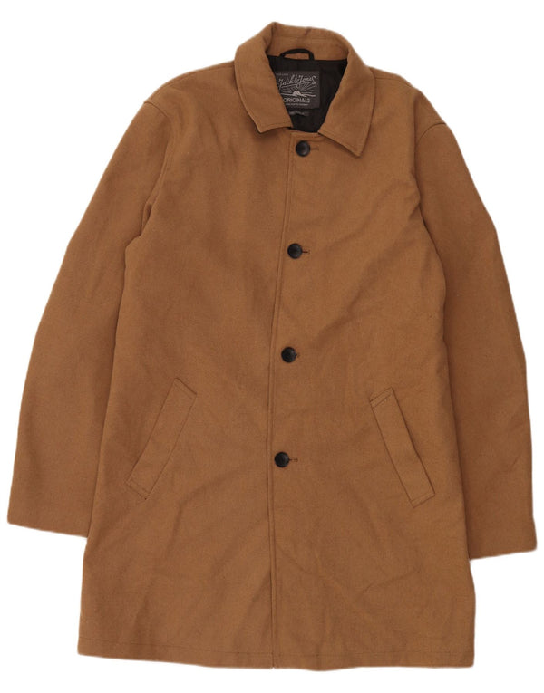 Jack & Jones Herre Overfrakke UK 42 XL Brun Uld