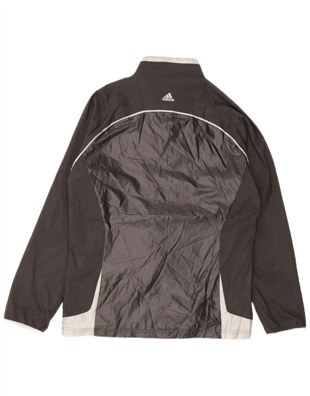 Adidas Regnjakke til mænd UK 42 XL Sort Colourblock Polyester