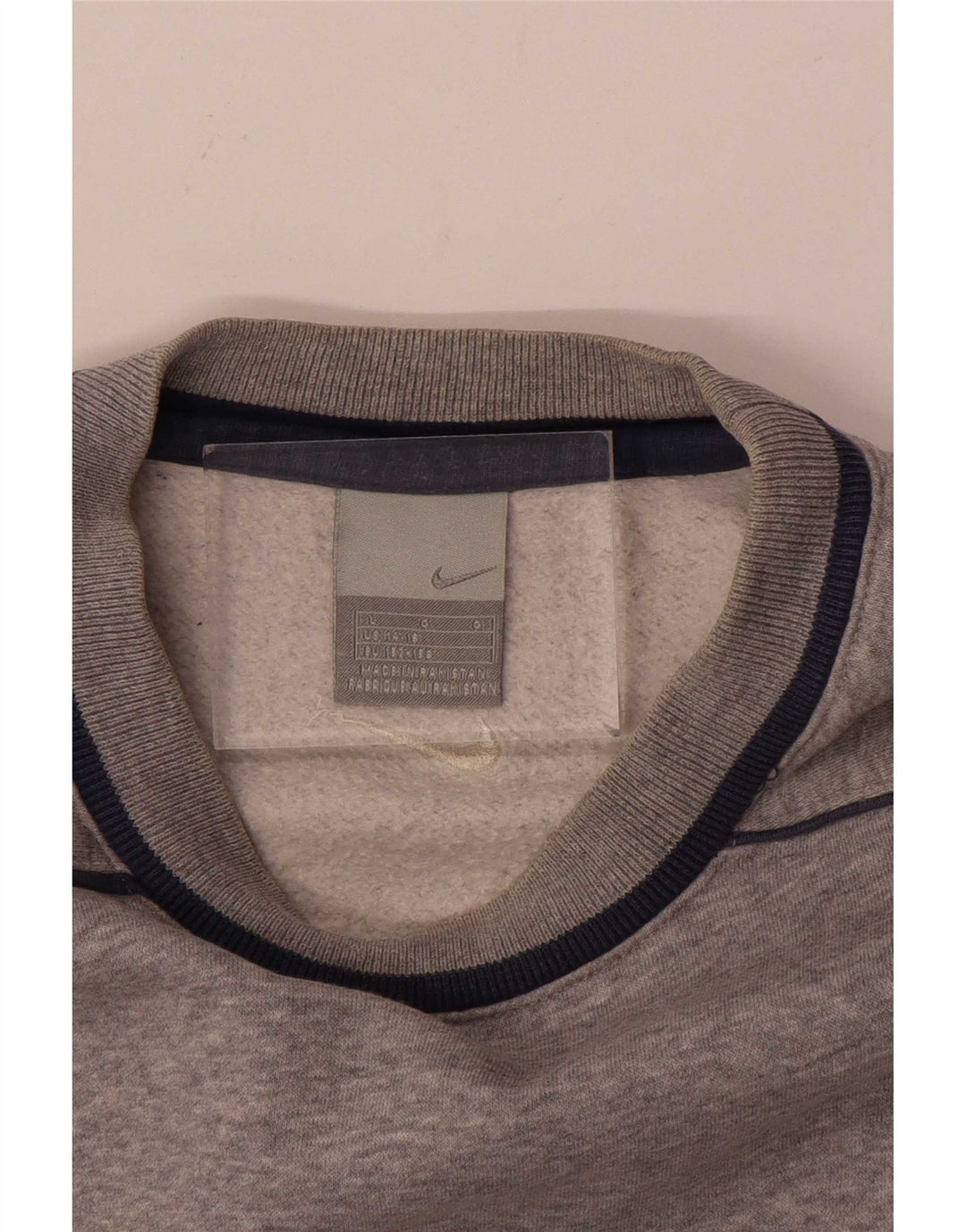 Nike Boys Grafisk Sweatshirt Jumper 12-13 år Stor Grå Flecked
