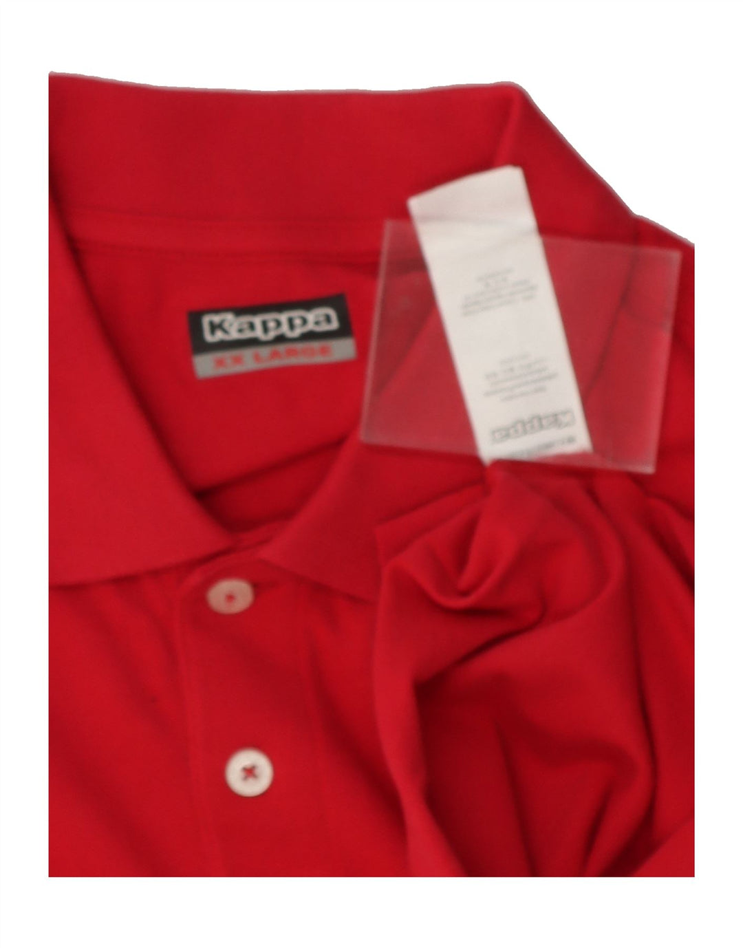 KAPPA Mens Polo Shirt XL Red Cotton Vintage Kappa and Second-Hand Kappa from Messina Hembry 