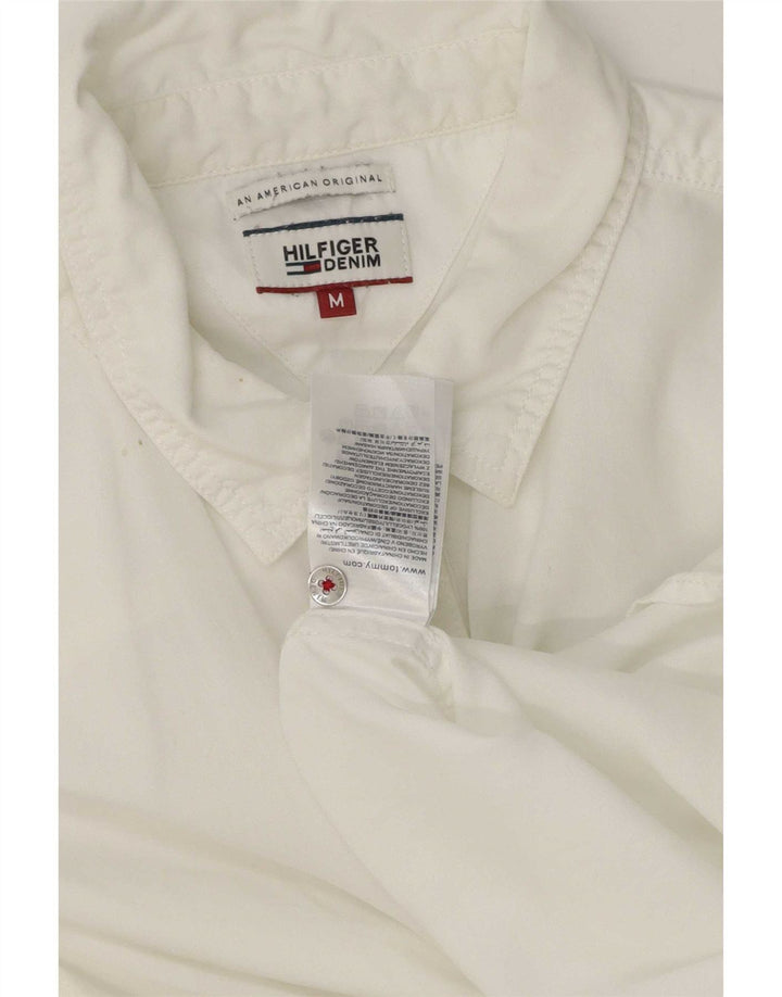 Tommy Hilfiger Dameskjorte UK 14 Medium White Lyocell
