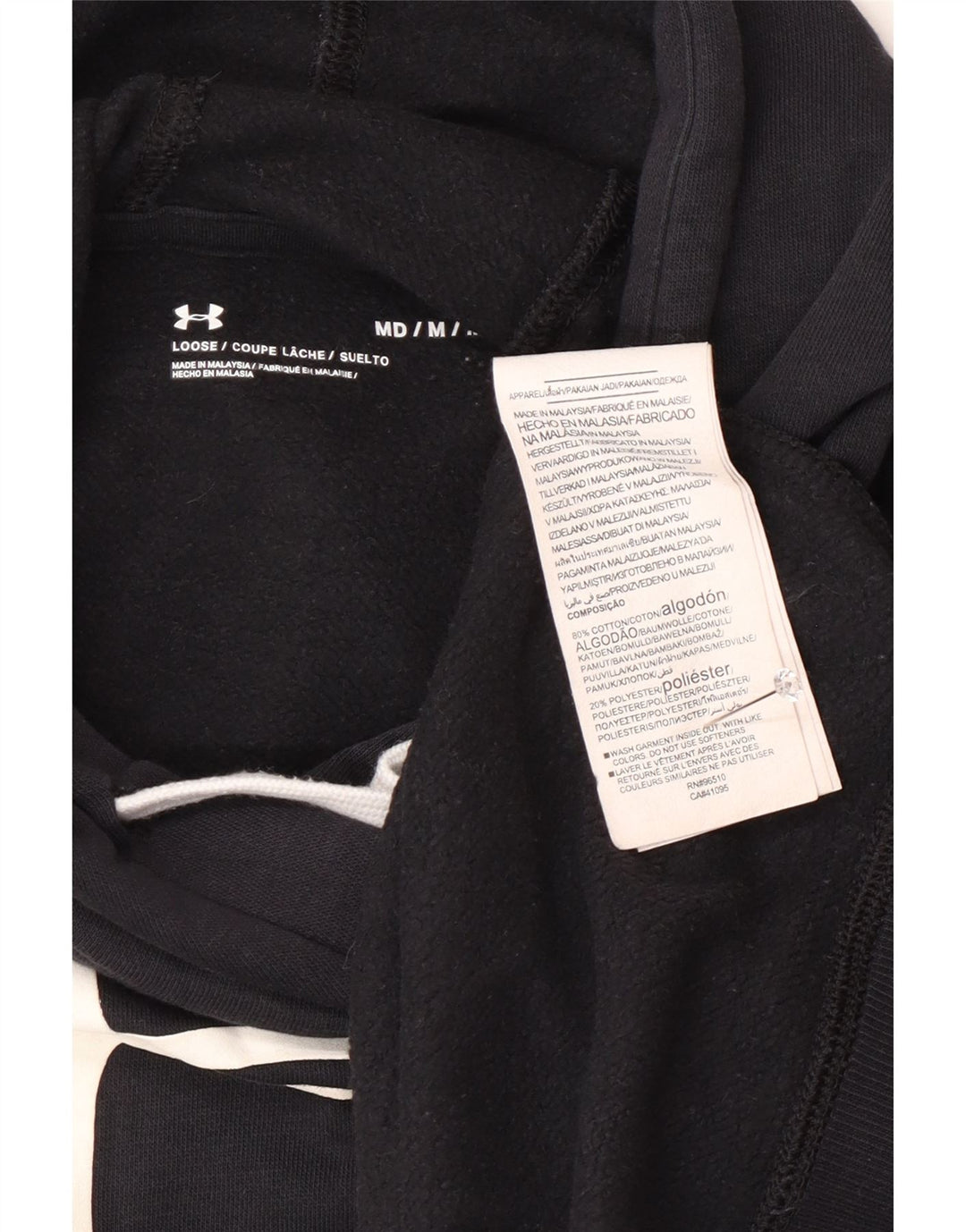 Under Armour Grafisk hættetrøje til mænd Medium marineblå bomuld