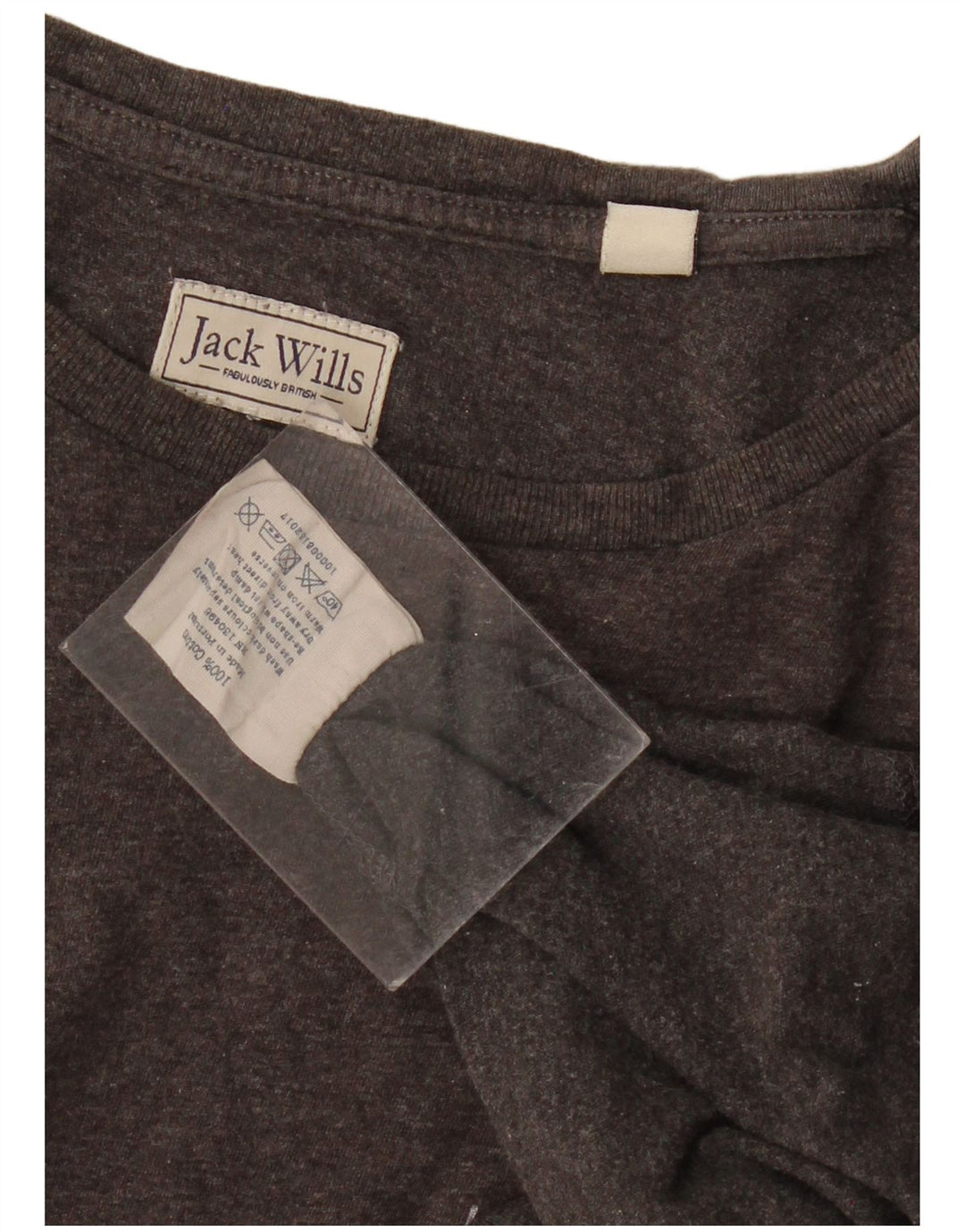JACK WILLS Herre T-Shirt Top Medium Grå Bomuld