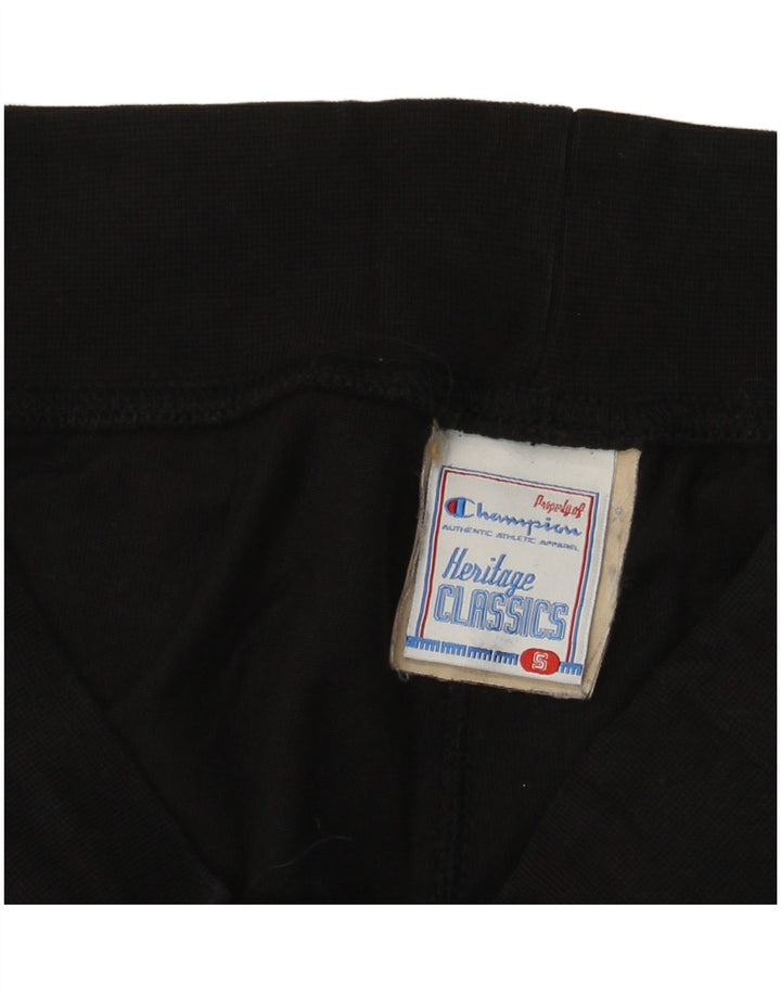 CHAMPION Dame træningsdragt Bukser Joggers UK 10 Small Black