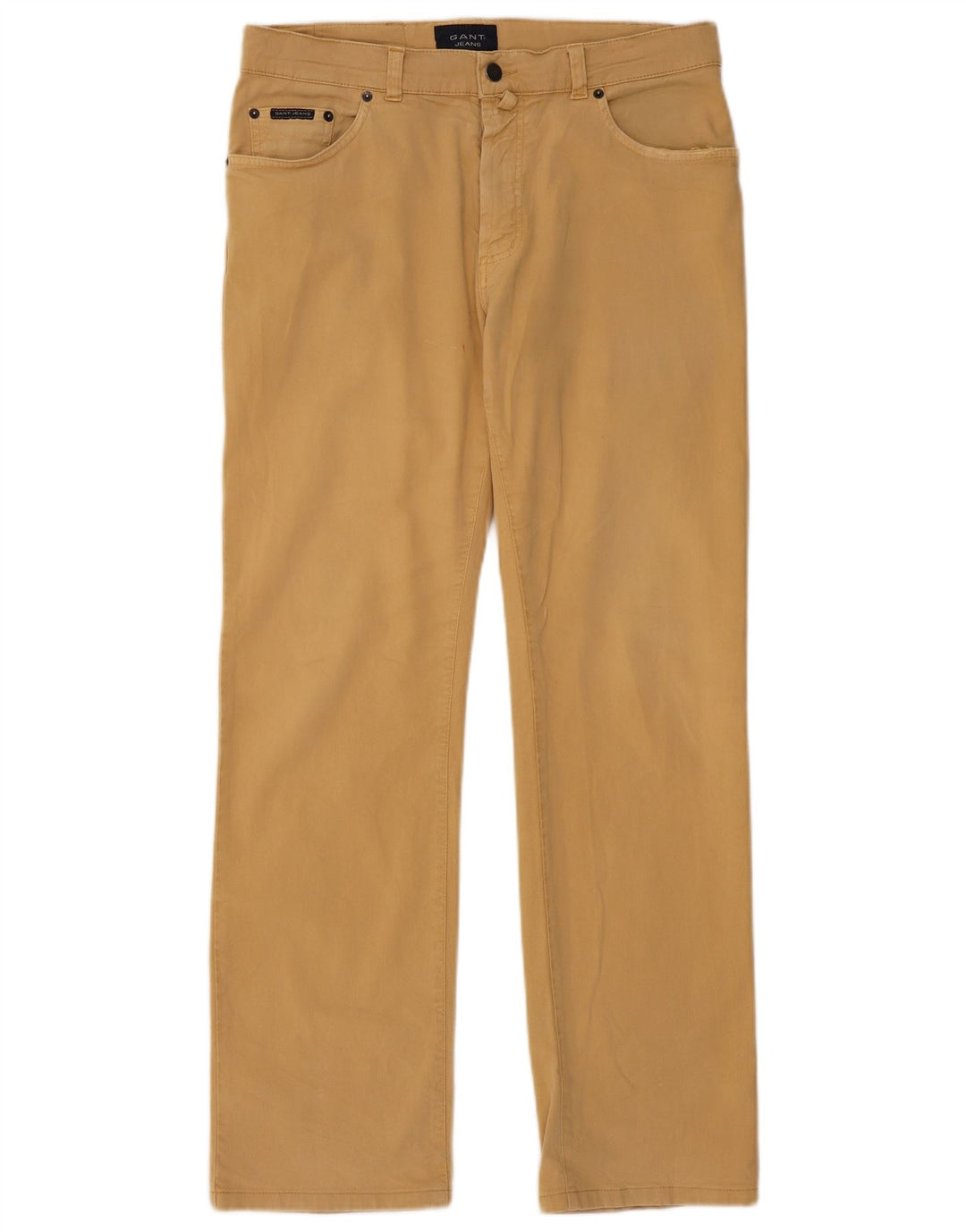 GANT Straight Casual Bukser til mænd W32 L31 Beige Bomuld