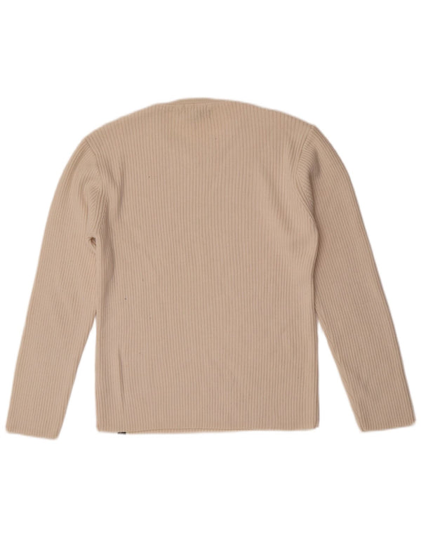 Guess Dame sweater med rund hals DK 18 XL Off White Merinould